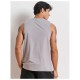 Bodytalk Ανδρική αμάνικη μπλούζα steel 1251-958023